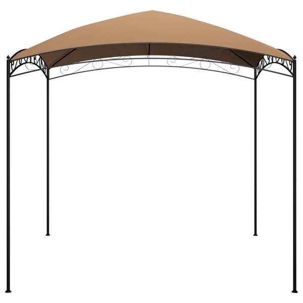 Paviljong 3x3x2,65 m taupe 180 g/m²