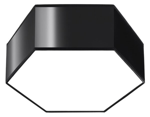 Sollux SL.1059 - Taklampa SUNDE 2xE27/60W/230V 11,5 cm svart
