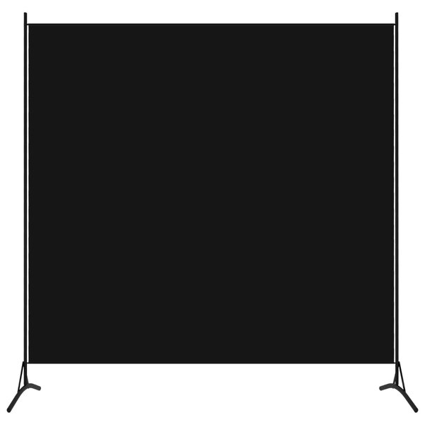 Rumsavdelare svart 175x180 cm tyg