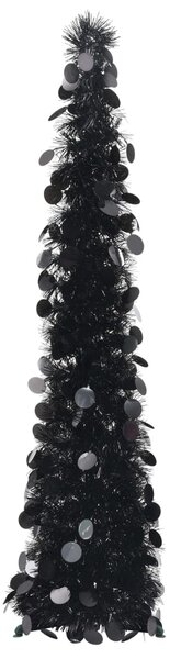 Pop-up plastgran svart 120 cm PET