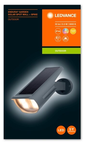 Ledvance - LED RGB solcellsarbelysning med sensor ENDURA LED/0,5W/3,6V IP44