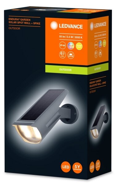 Ledvance - LED RGB solcellsarbelysning med sensor ENDURA LED/0,5W/3,6V IP44