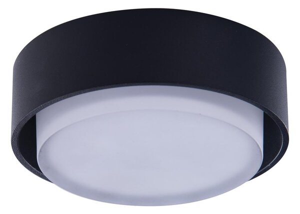 Azzardo AZ4389 - LED Badrum infälld lampa KASTORIA 7W/230V IP44 svart