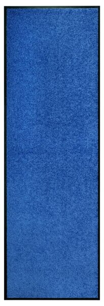 Dörrmatta tvättbar blå 60x180 cm