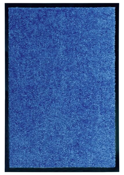 Dörrmatta tvättbar blå 40x60 cm
