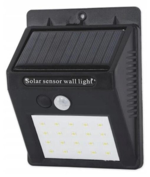 LED Solcell vägglampa med sensor LED/0,55W/3,7V IP65