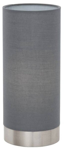 EGLO Bordslampa Pasteri grå och matt nickel