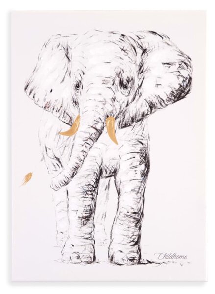 CHILDHOME Oljemålning 30x40cm elefant