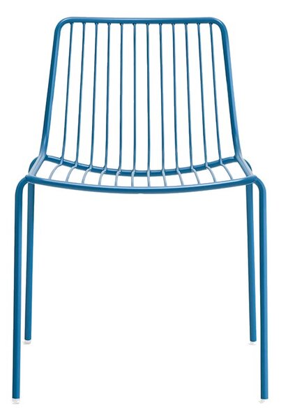Stol Nolita 3650, sh.46,5 cm, stapelbar, blå