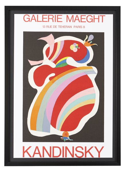Tavla Kandinsky Forme Rouge
