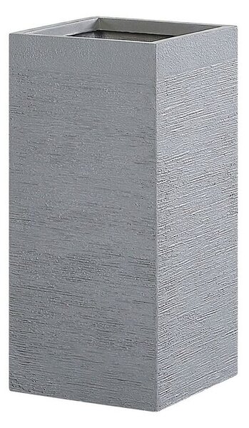 Kruka 26 x 26 x 60 cm grå DION Beliani