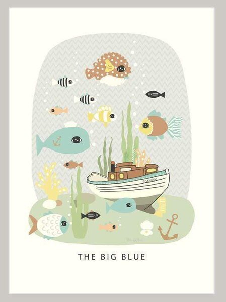 THE BIG BLUE Poster 50x70 cm
