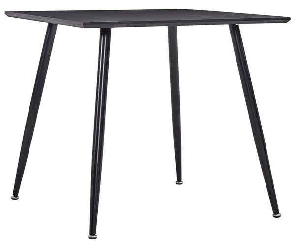 Matbord svart 80,5x80,5x73 cm MDF