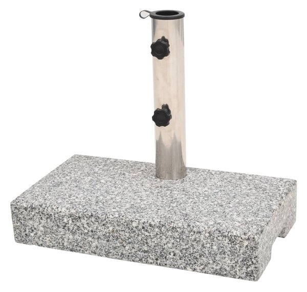 Parasollfot granit rektangulär 25 kg