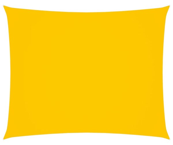 Solsegel oxfordtyg rektangulärt 3,5x4,5 m gul