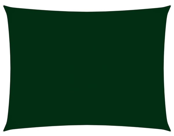 Solsegel oxfordtyg rektangulärt 2x4,5 m mörkgrön