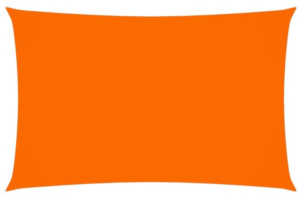 Solsegel oxfordtyg rektangulärt 2x5 m orange