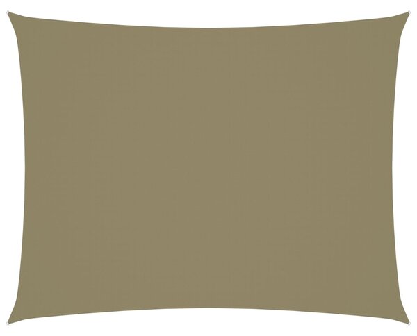 Solsegel oxfordtyg rektangulärt 2x3,5 m beige