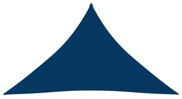 Solsegel oxfordtyg trekantigt 2,5x2,5x3,5 m blå