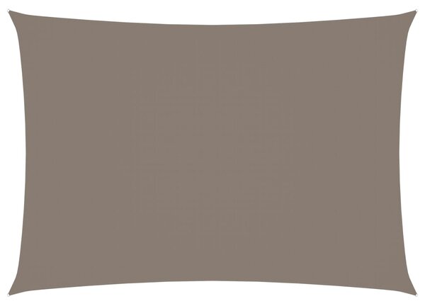Solsegel oxfordtyg rektangulärt 2x4,5 m taupe
