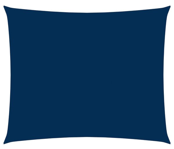 Solsegel oxfordtyg rektangulärt 2,5x4 m blå