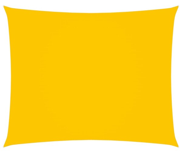 Solsegel oxfordtyg rektangulärt 2,5x3 m gul