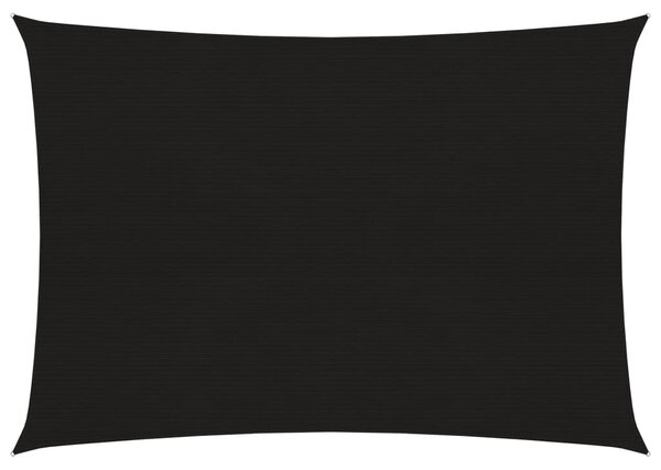 Solsegel 160 g/m² svart 2,5x4 m HDPE