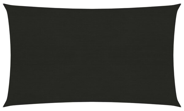 Solsegel 160 g/m² svart 2,5x5 m HDPE