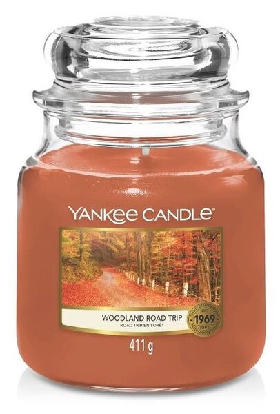 Yankee Candle - Doftande ljus WOODLAND ROAD TRIP central 411g 65-75 timmar