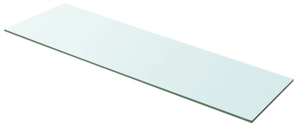 Hyllplan glas genomskinlig 100x30 cm
