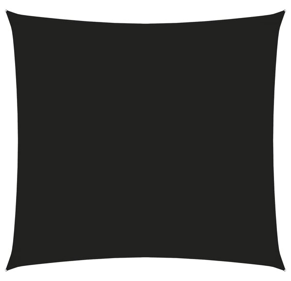 Solsegel oxfordtyg fyrkantigt 7x7 m svart