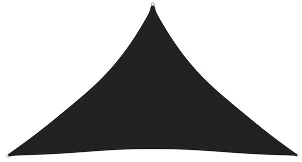 Solsegel oxfordtyg trekantigt 3x3x4,24 m svart
