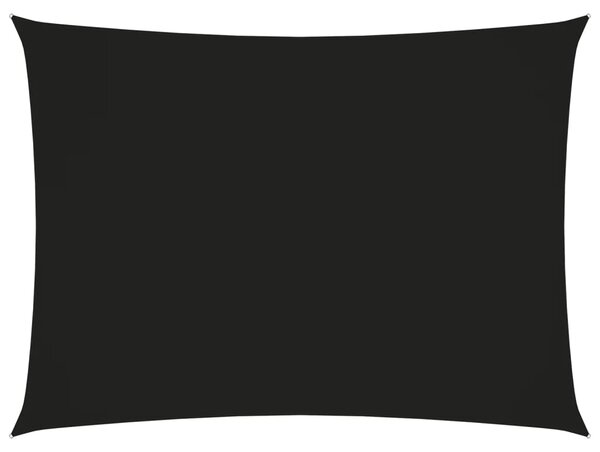 Solsegel oxfordtyg rektangulärt 2x3,5 m svart
