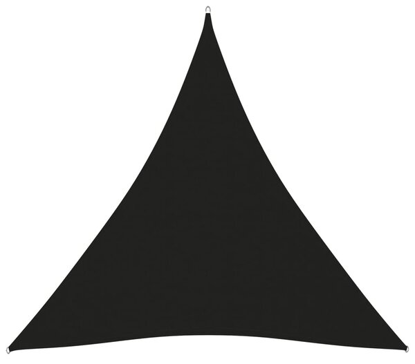 Solsegel Oxfordtyg trekantigt 4,5x4,5x4,5 m svart