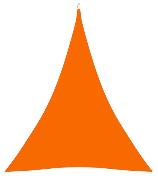 Solsegel oxfordtyg trekantigt 5x6x6 m orange