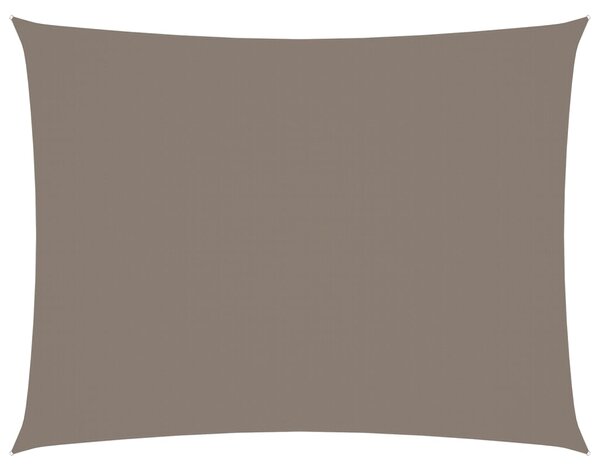 Solsegel oxfordtyg rektangulärt 2x3,5 m taupe