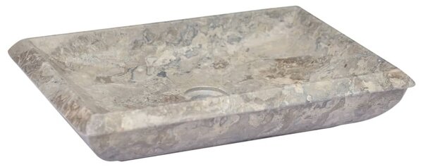 Handfat grå 50x35x10 cm marmor