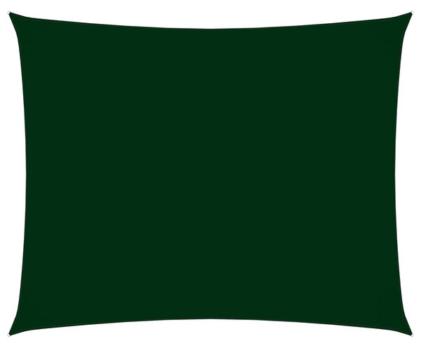 Solsegel oxfordtyg rektangulärt 2x3,5 m mörkgrön