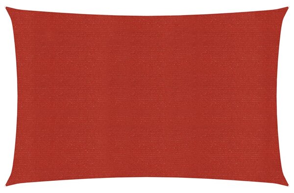 Solsegel 160 g/m² röd 2x3 m HDPE