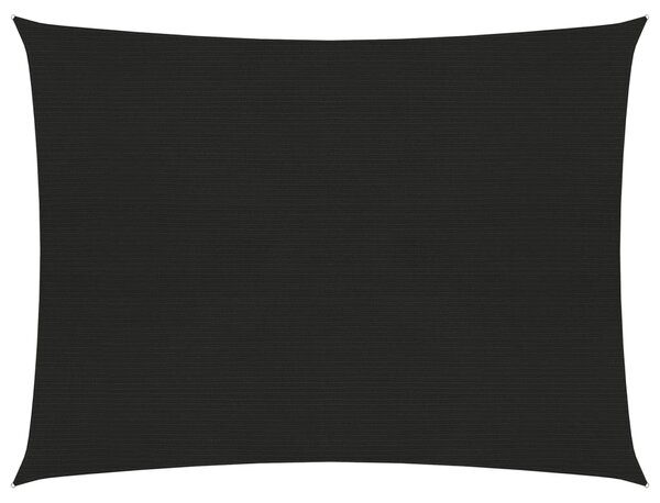 Solsegel 160 g/m² svart 5x6 m HDPE