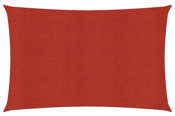 Solsegel 160 g/m² röd 2x5 m HDPE