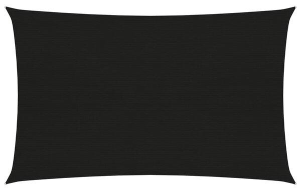 Solsegel 160 g/m² svart 2,5x4,5 m HDPE