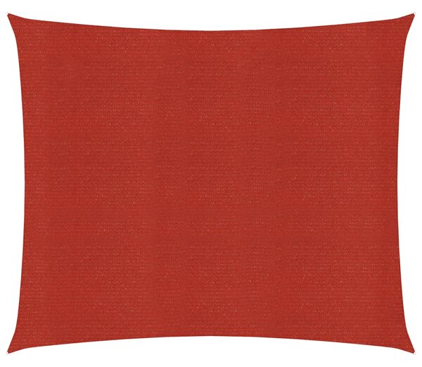 Solsegel 160 g/m² röd 2x2 m HDPE