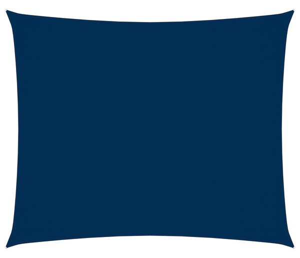 Solsegel oxfordtyg rektangulärt 3,5x4,5 m blå