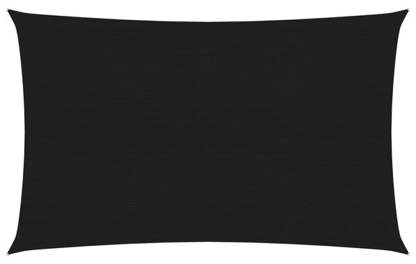 Solsegel 160 g/m² svart 2x4 m HDPE