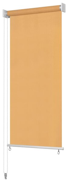 Rullgardin utomhus 60x140 cm beige