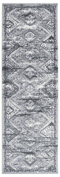 Gångmatta grå orientalisk BCF 100x300 cm
