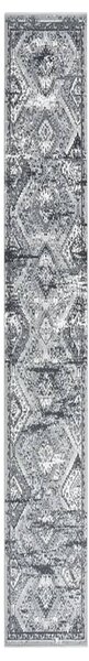 Gångmatta grå orientalisk BCF 60x500 cm
