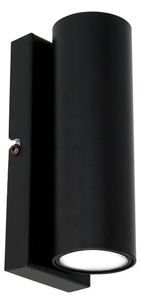 Vägglampa WALL 1xGU10/8W/230V svart