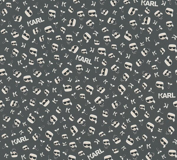 Designer Tapet Ikonik by Karl Lagerfeld - AS Creation